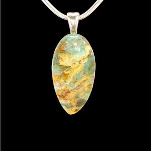 Artistic Silver Pendant Necklace